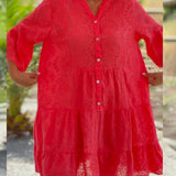 Robe ample évidée