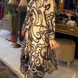 Robe imprimée ample et élégante