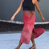 Robe sans manches et dégradé