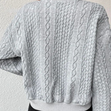 Cardigan boutonné de couleur unie