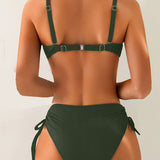 Bikini Deux Pièces Dos Nu Pour La Plage