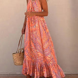 Robe nuisette avec imprimé