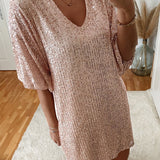Robe de fête à col