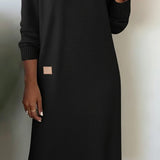 Robe Pull Col En V Élégante