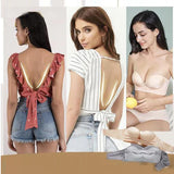 Soutien-gorge sans bretelles avec boucle sur le devant