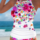 Maillot De Bain À Collier Et Floral Romantique
