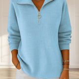 Pull Tendance À Demi-Zip