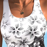 One-Piece Mode Imprimé Fleuri