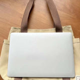 Sac en toile de grande capacité avec doubles poignées