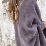 Cardigan décontracté à franges de couleur unie