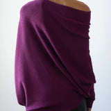 VÊtement Maille Asymétrique Drappé Et Innovant