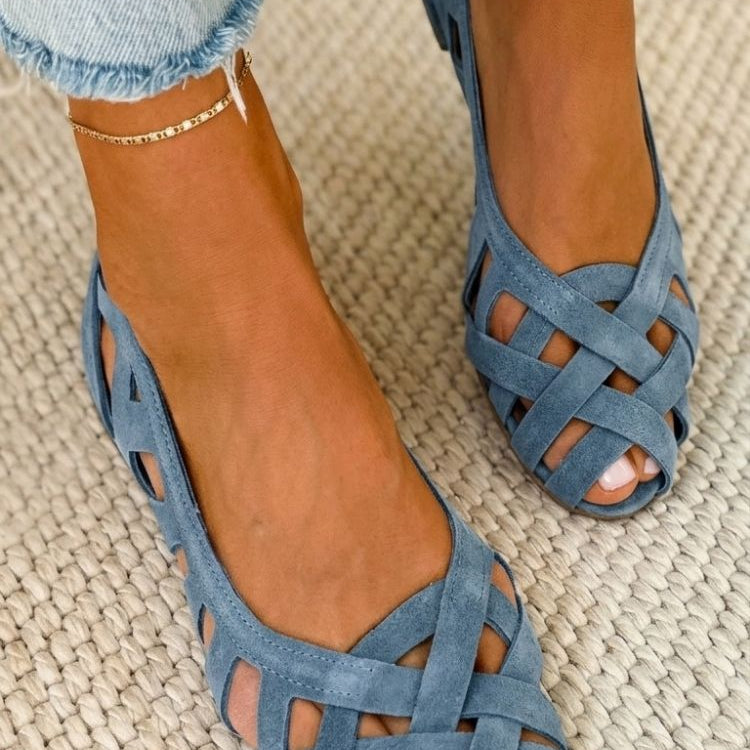 Sandales d'été en tricot