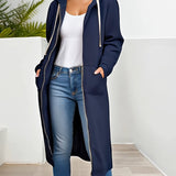 Manteau À Capuche Zippé Sweat-Shirt