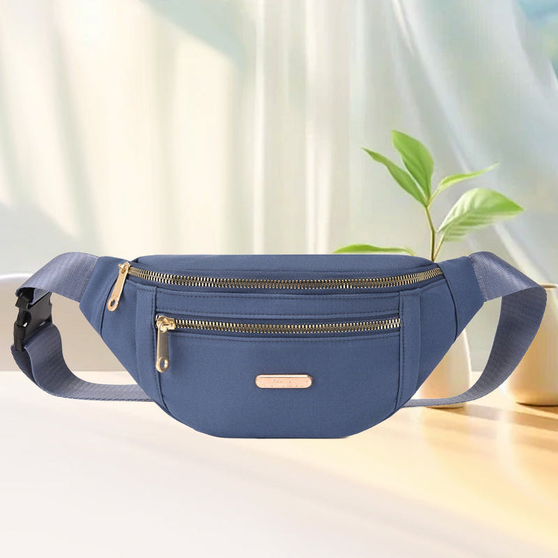 Sac à bandoulière simple de couleur unie sur le devant