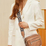 Sac bandoulière zippé multifonctionnel