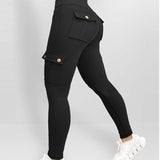 Pantalon taille haute avec poche et séchage rapide