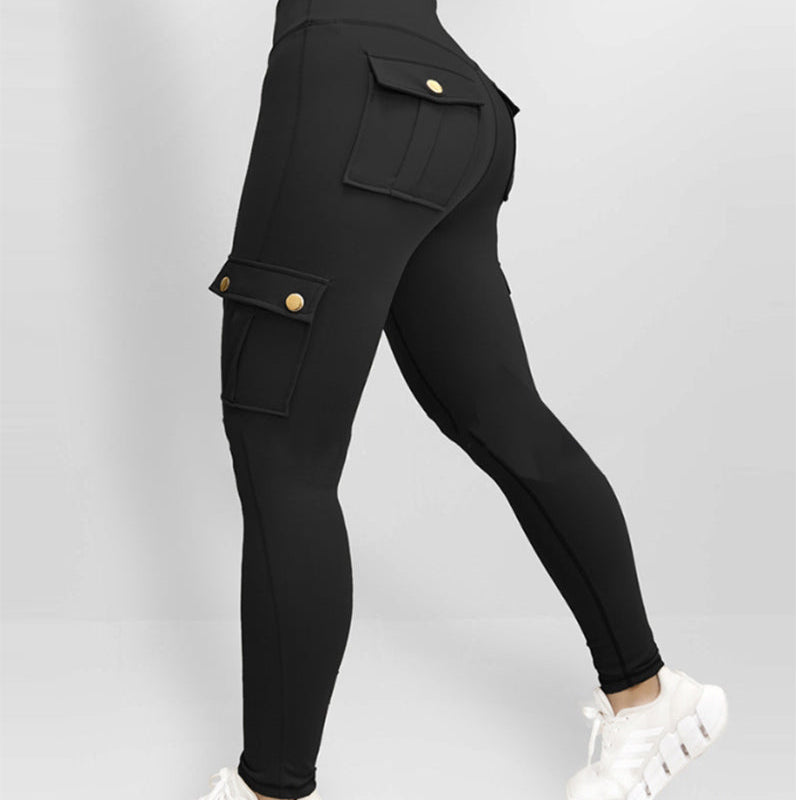 Pantalon taille haute avec poche et séchage rapide