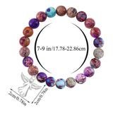 Bracelet de guérison en cristal ailes d'ange