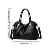 Le sac à main en cuir souple de grande capacité pour femmes