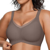 Soutien-Gorge Sans Armature Pour Femme En V Mesh – Bralette Confortable Et Offrant Un Bon Maintien