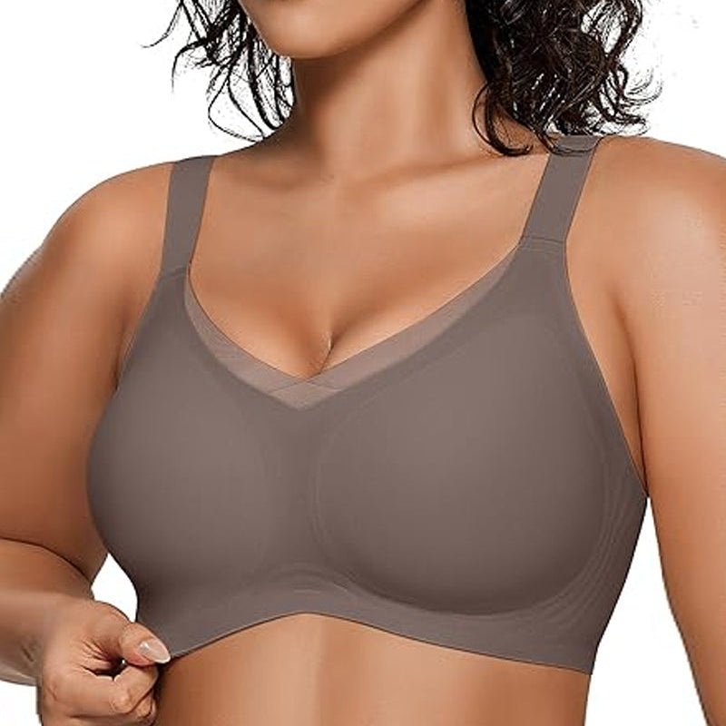Soutien-Gorge Sans Armature Pour Femme En V Mesh – Bralette Confortable Et Offrant Un Bon Maintien