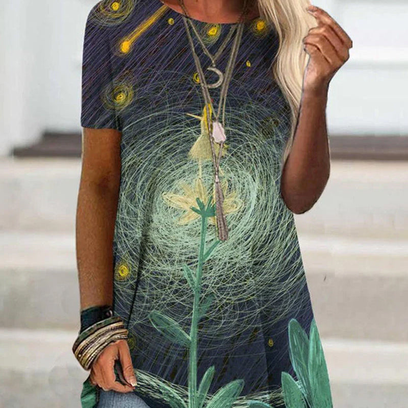 T-shirt à manches courtes avec imprimé