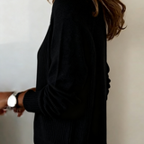 Pull Élégant Bouton Manche Raglan