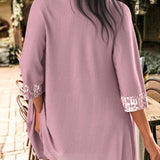 Débardeur et cardigan à sequins