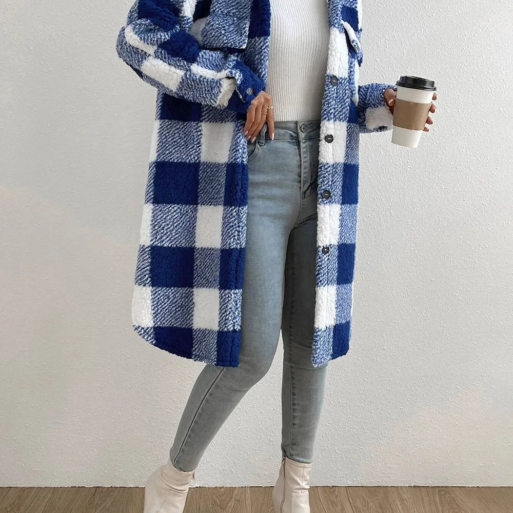 Tianna | Manteau en peluche oversize avec doublure chaude pour femme