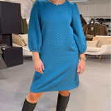 Robe élégante de couleur unie