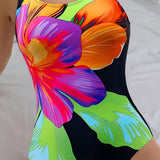 Maillot De Bain Confortable Imprimé Une-Pièce