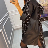 Robe papillon imprimée décontractée