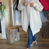 Cardigan de couleur unie