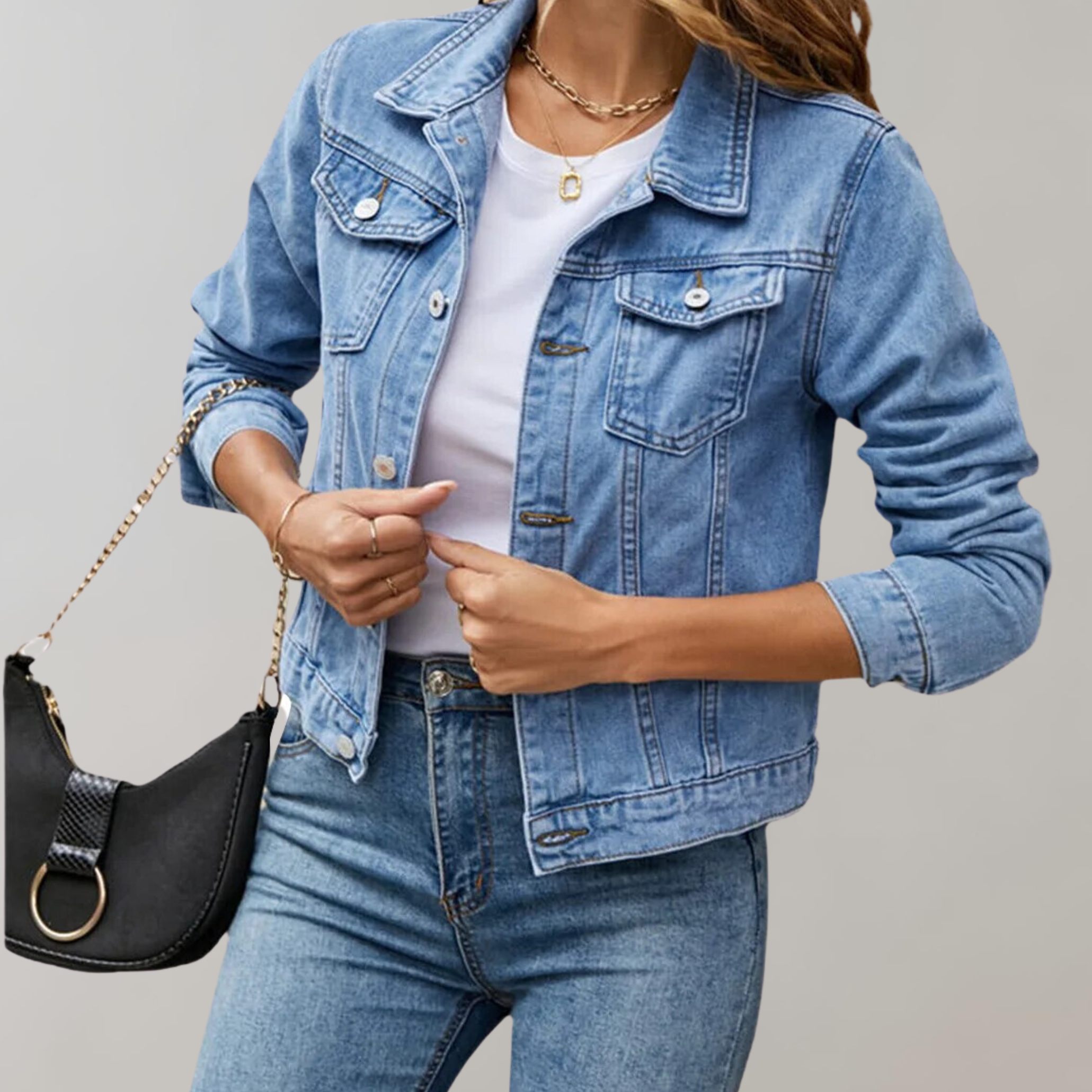 Lucinda | Chemise Décontractée à Manches Longues avec Col Simple pour Femme