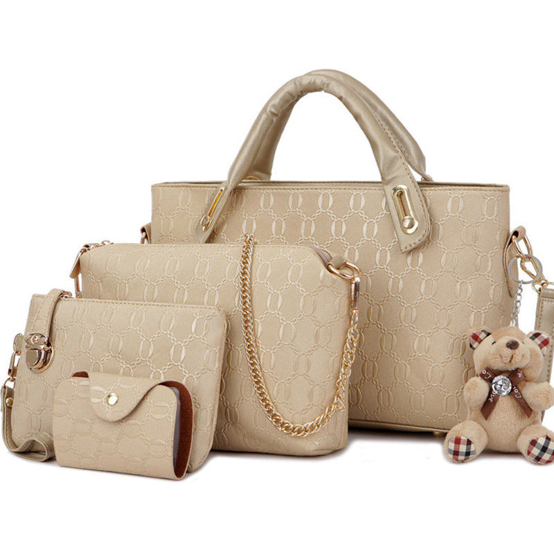 Quatre pièces ensemble de sac à main