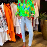 Chemises à manches longues et style décontracté coloré