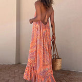 Robe nuisette avec imprimé