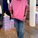 Sweat-shirt à capuche décontracté de couleur dégradée