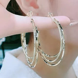 Boucles d'oreilles à plusieurs couches