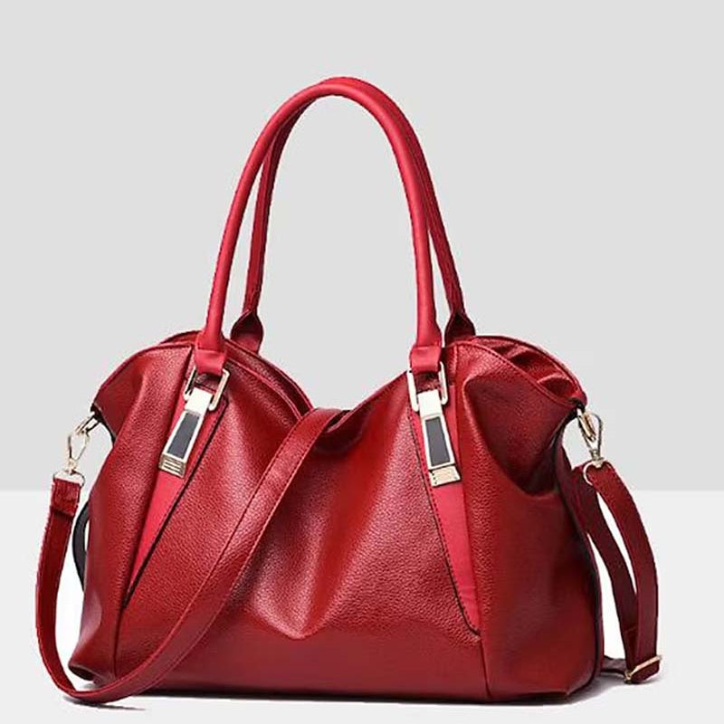 Le sac à main en cuir souple de grande capacité pour femmes