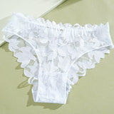 Culotte Femme En Dentelle Semi-Transparente