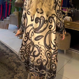 Robe imprimée ample et élégante