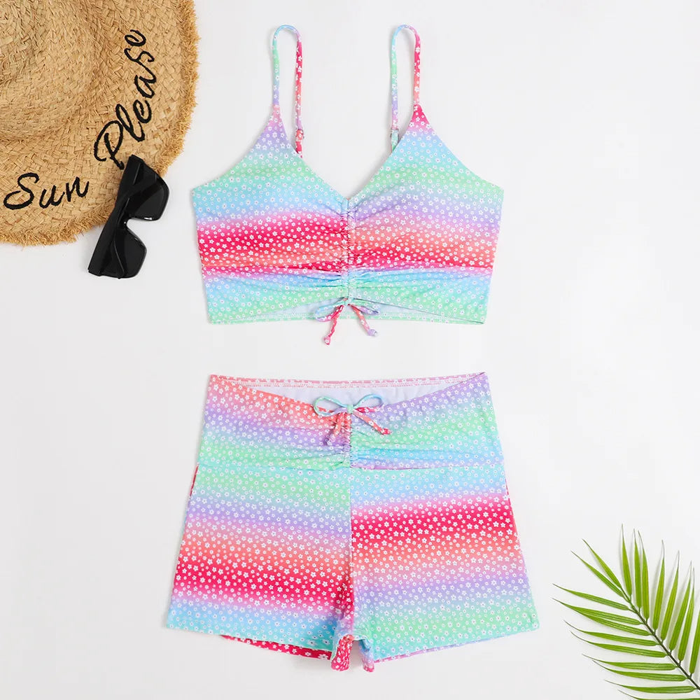 Nalani | Ensemble de bikini à imprimé floral pour femme