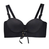 Soutien-Gorge Push-Up Sans Armatures Rembourré À Décolleté Plongeant – Ajoute Deux Bonnets