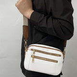 Sac bandoulière zippé multifonctionnel
