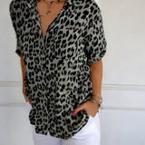 Blouses De Mode À Imprimé Léopard
