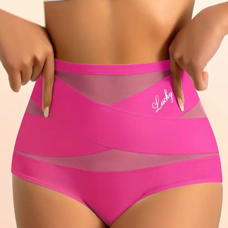 Sous-Vêtements Femme Taille Haute Sans Couture Contrôle Du Ventre Rehausse Fessier