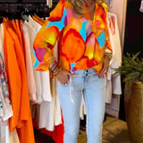 Chemises à manches longues et style décontracté coloré