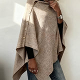 Pull Avec Style Cape, Allure Moderne Et Coupe Asymétrique