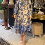 Robe imprimée ample et élégante